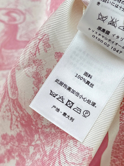 CD 25fw silk cape shirt
