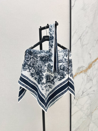 CD 25fw silk cape shirt