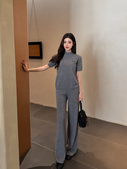 Miu 25fw knitted suit