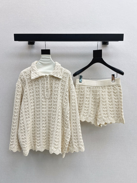 Loro 25fw knitted suit
