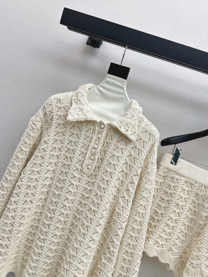 Loro 25fw knitted suit