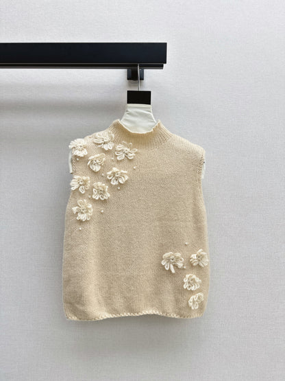 Chan 25fw knitted vest