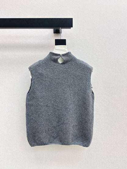 Chan 25fw knitted vest