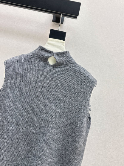 Chan 25fw knitted vest