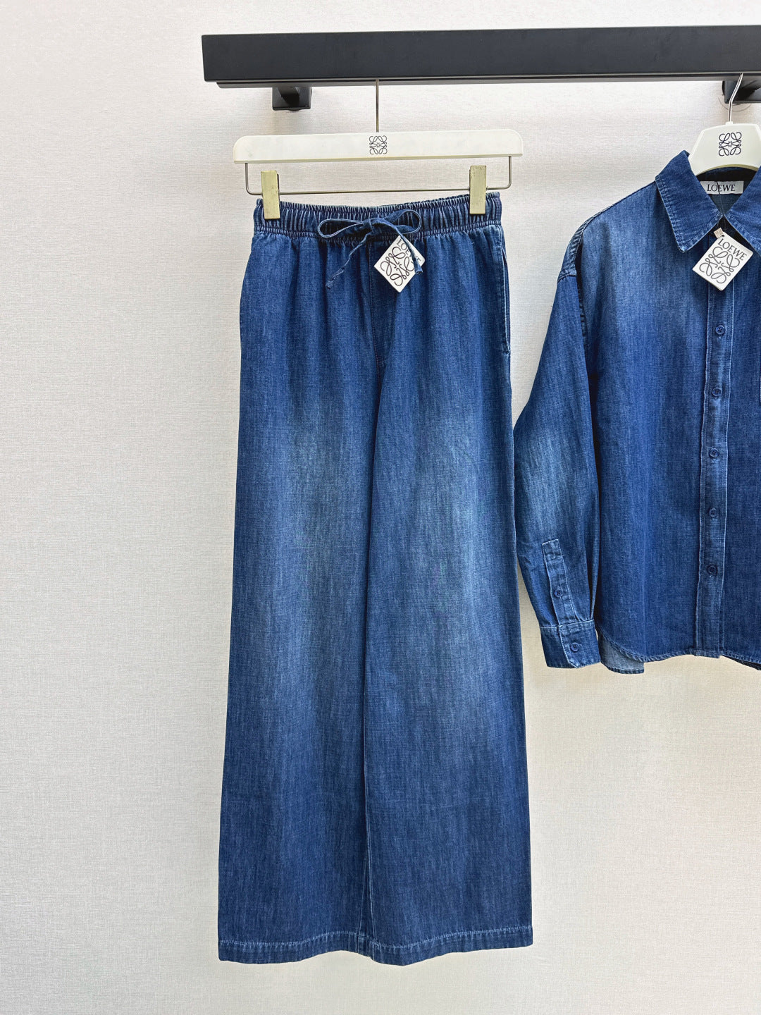 Loe 25fw denim suit