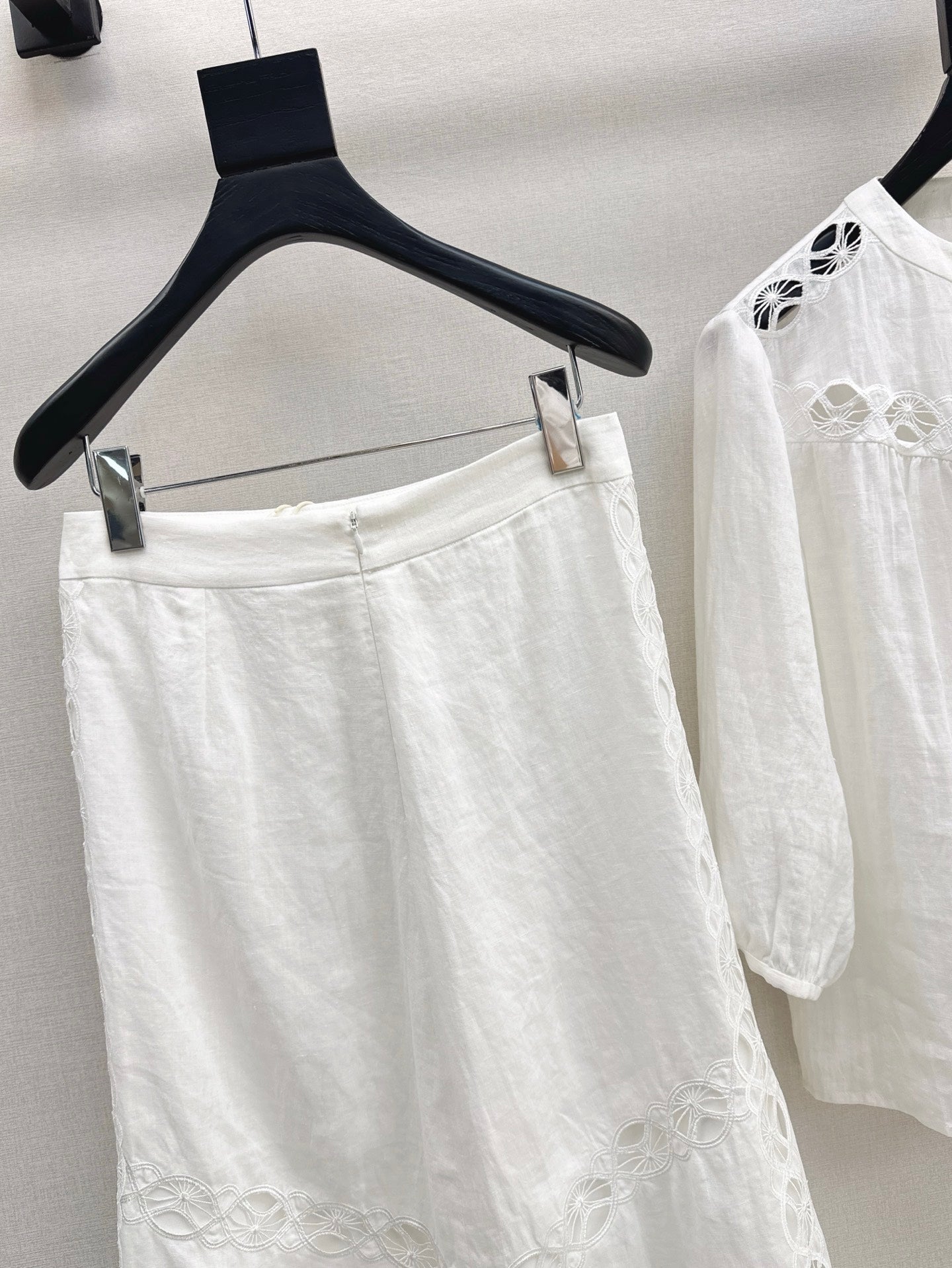 Chl 25fw linen skirt