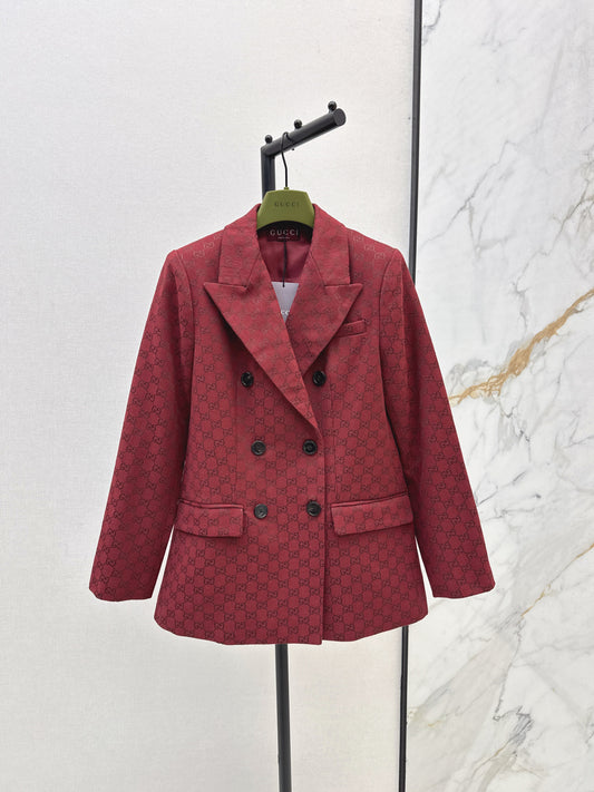 Guc 25fw jacquard blazer