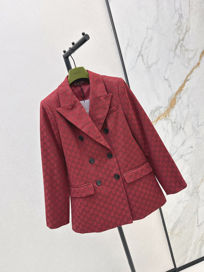 Guc 25fw jacquard blazer
