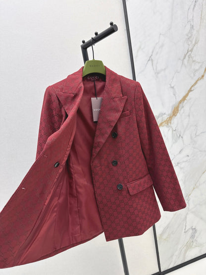 Guc 25fw jacquard blazer
