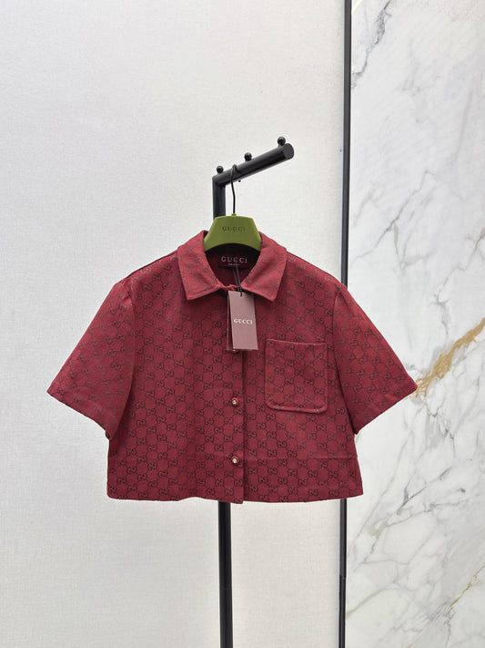 Guc 25fw jacquard shirt