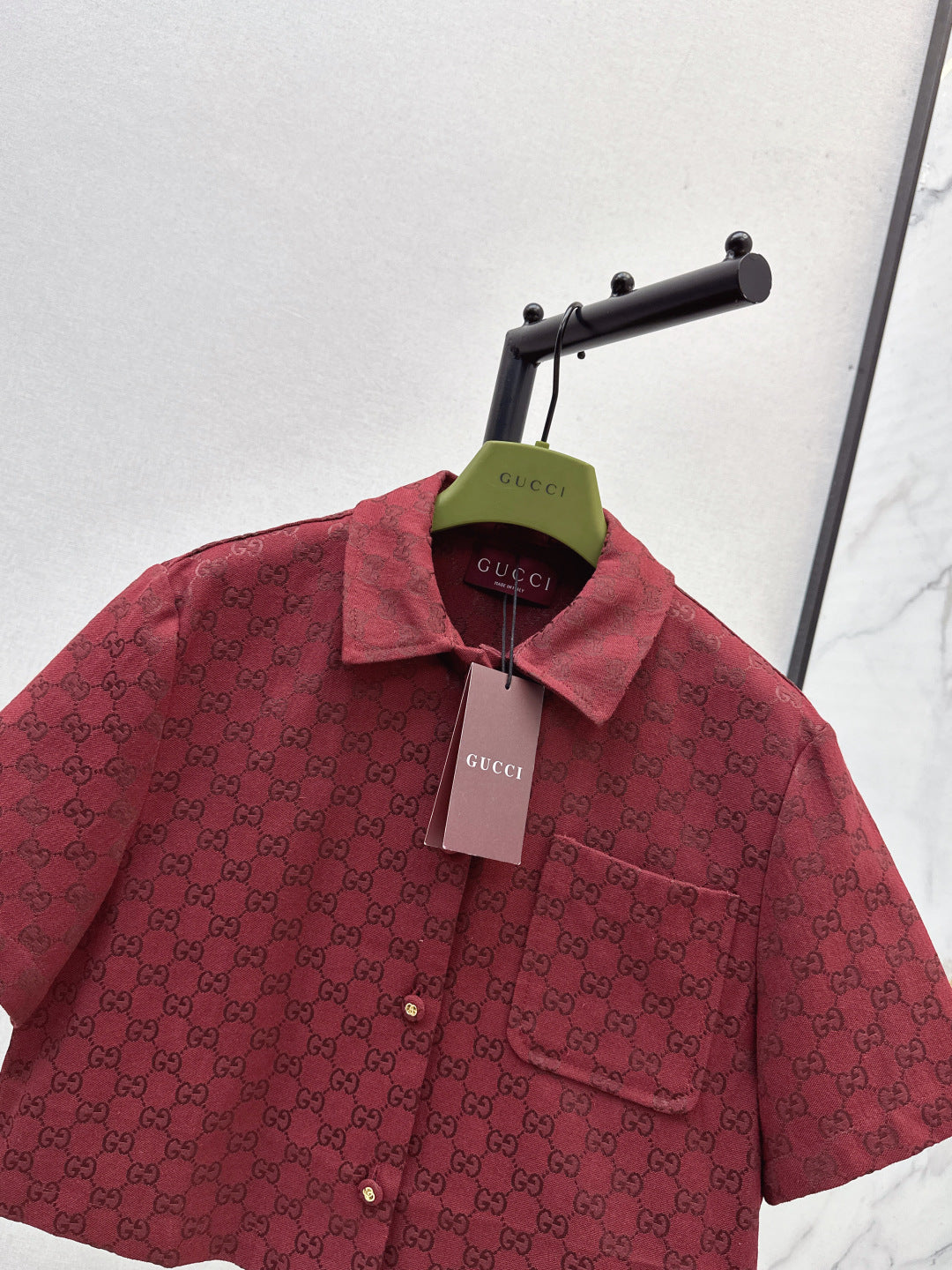 Guc 25fw jacquard shirt