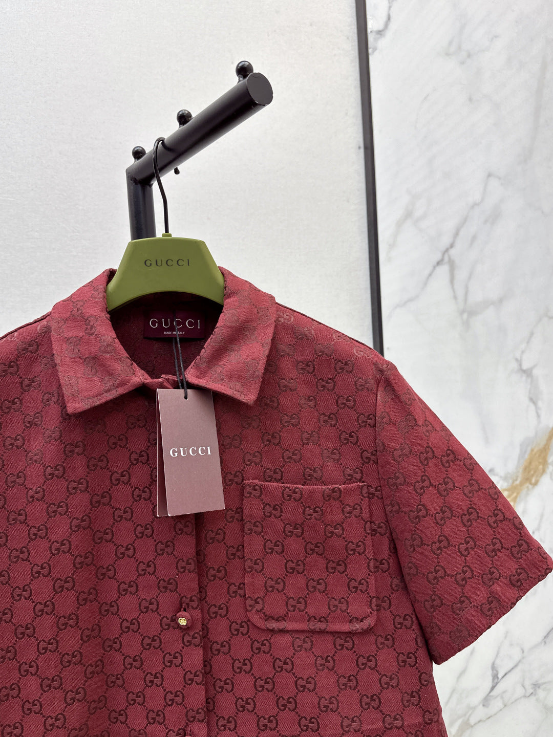 Guc 25fw jacquard shirt