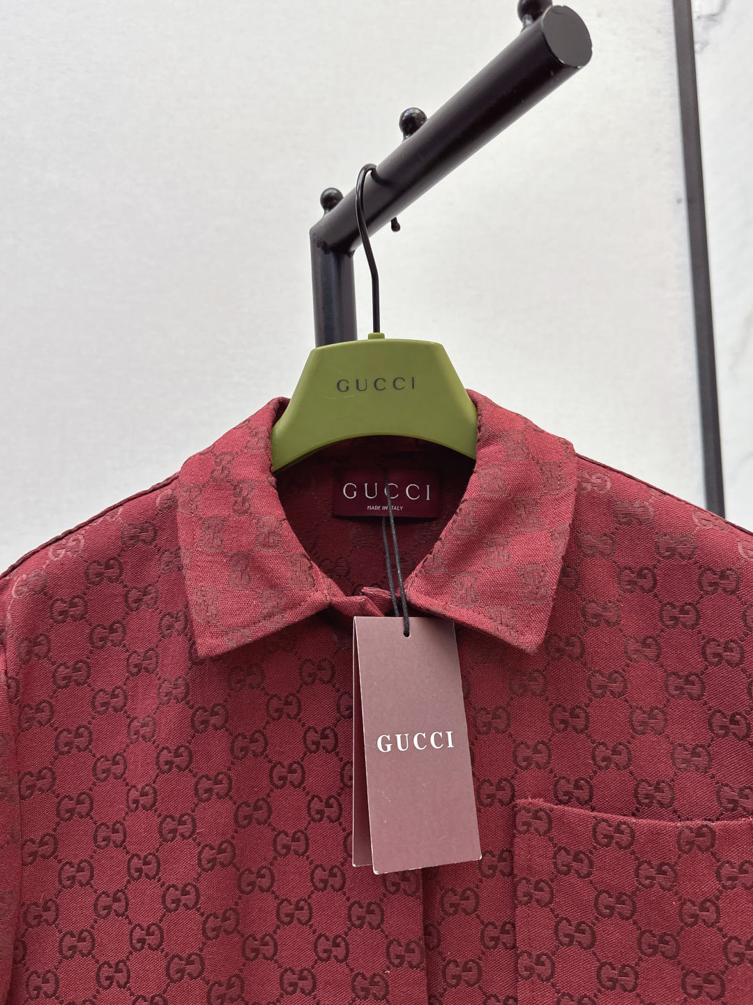 Guc 25fw jacquard shirt