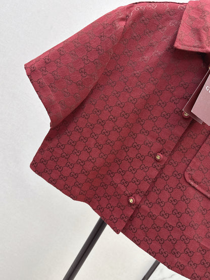 Guc 25fw jacquard shirt
