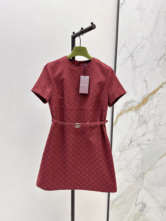 Guc 25fw jacquard dress