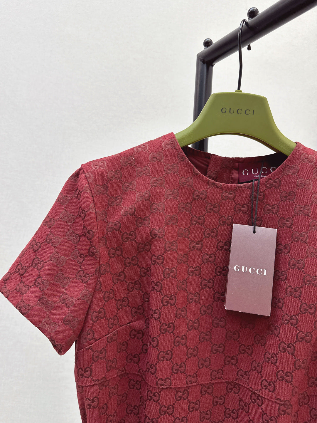 Guc 25fw jacquard dress