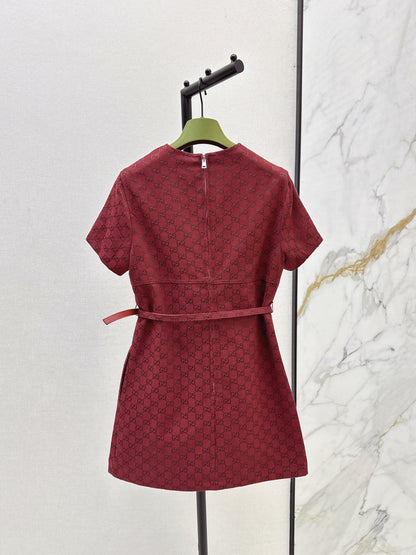 Guc 25fw jacquard dress
