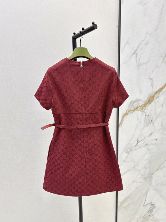 Guc 25fw jacquard dress