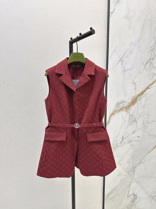 Guc 25fw jacquard vest