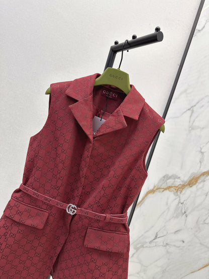 Guc 25fw jacquard vest