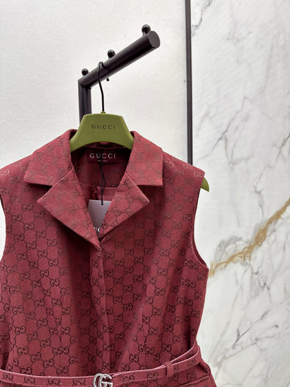 Guc 25fw jacquard vest