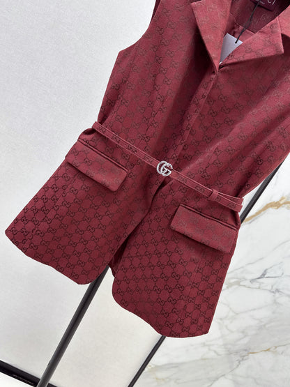 Guc 25fw jacquard vest