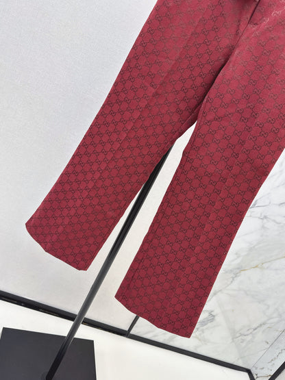 Guc 25fw jacquard pants