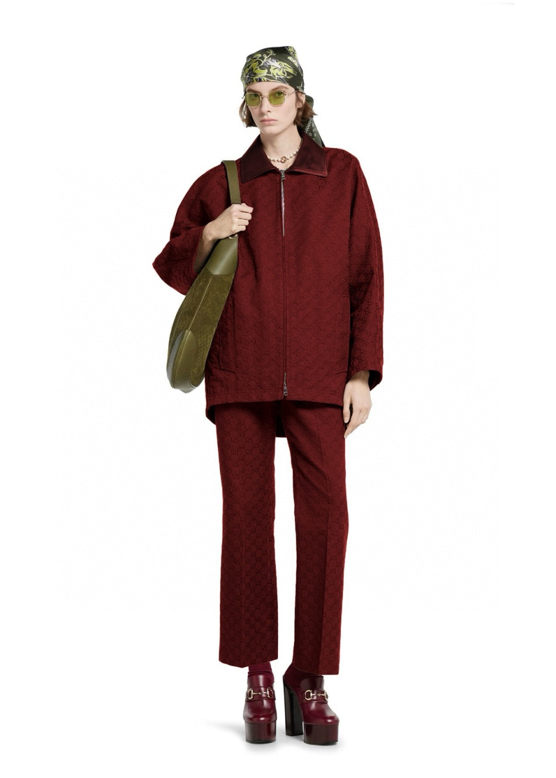 Guc 25fw jacquard pants