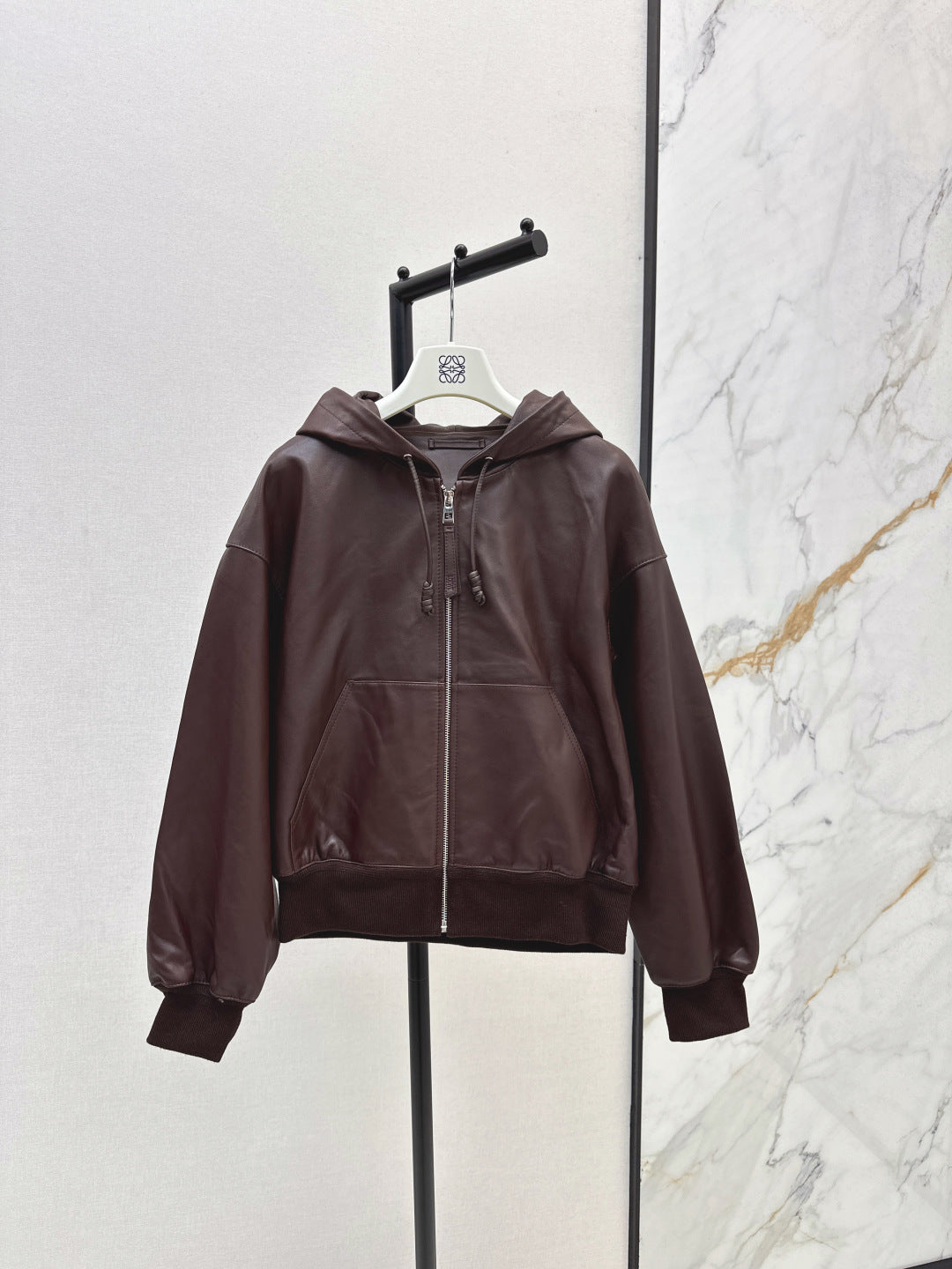 Loe 25fw leather jacket