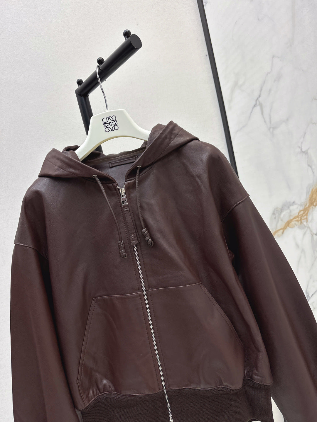 Loe 25fw leather jacket