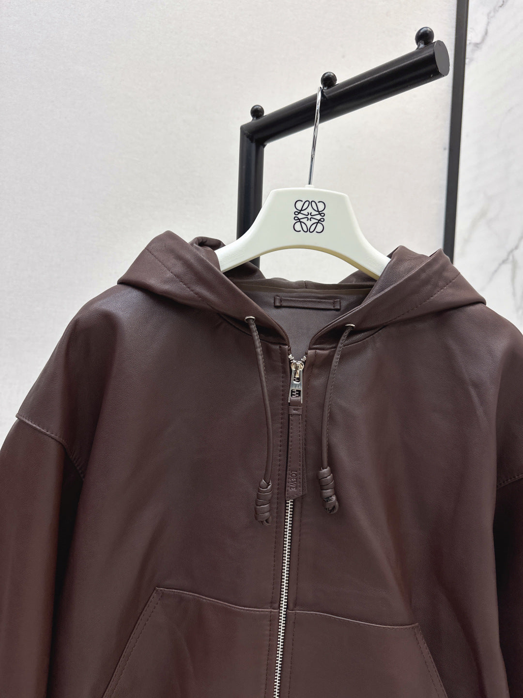 Loe 25fw leather jacket