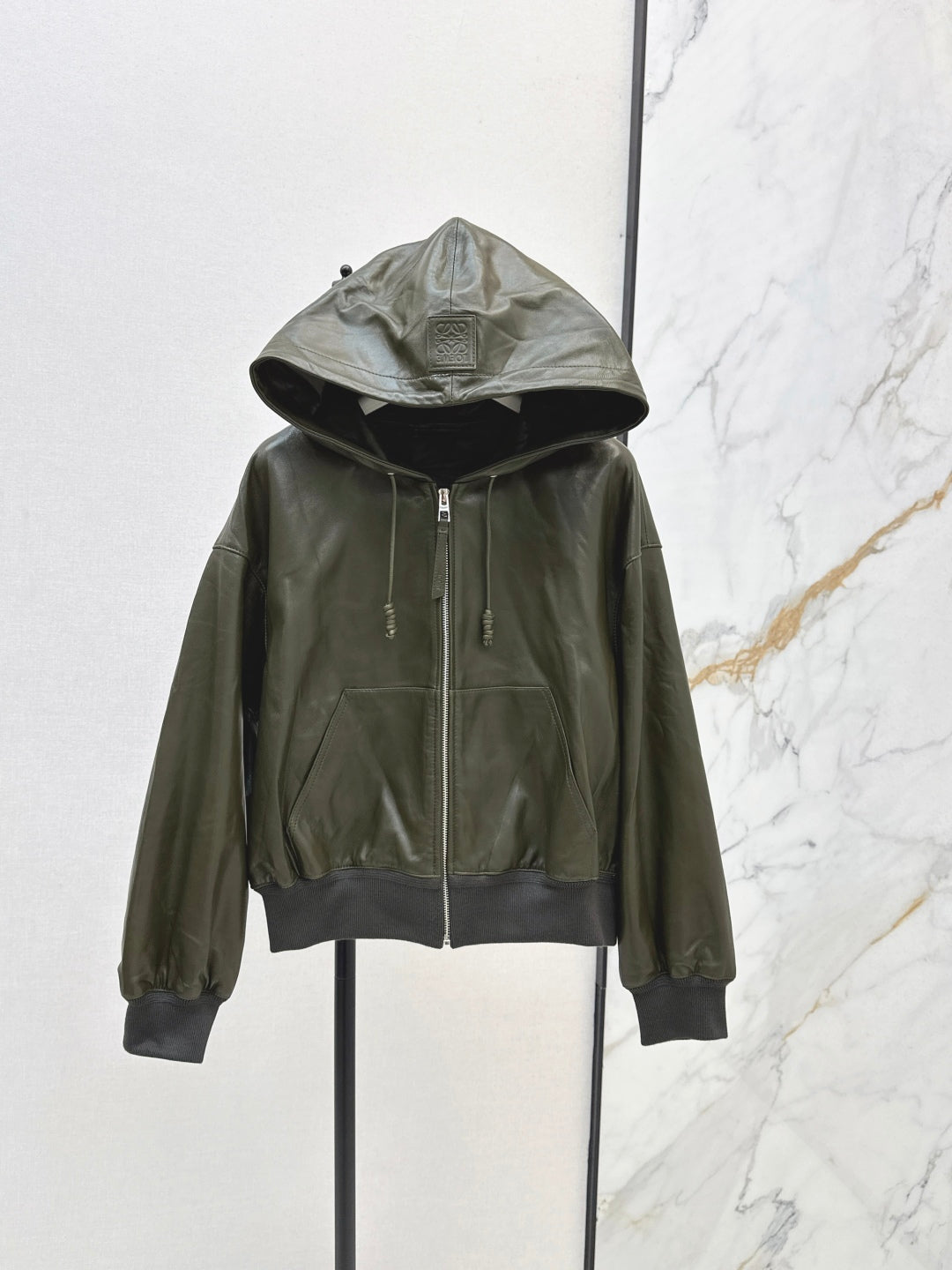 Loe 25fw leather jacket
