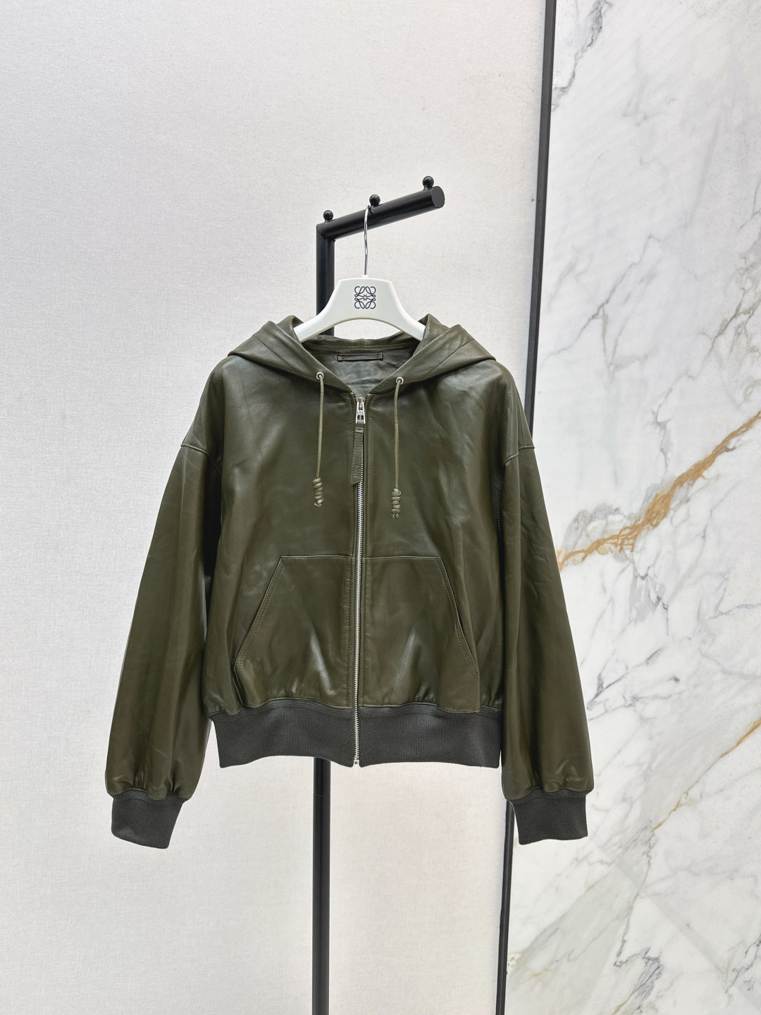 Loe 25fw leather jacket