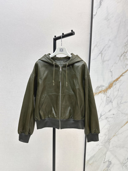 Loe 25fw leather jacket