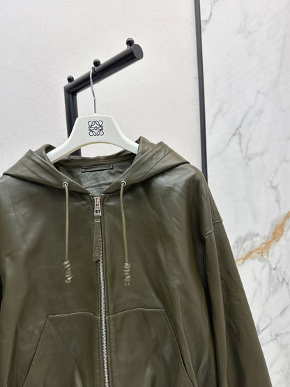 Loe 25fw leather jacket