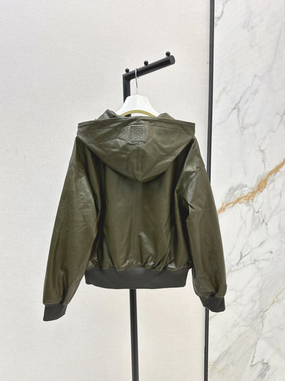 Loe 25fw leather jacket