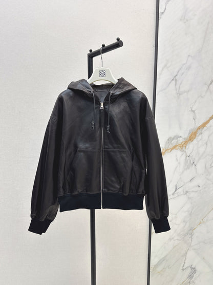 Loe 25fw leather jacket