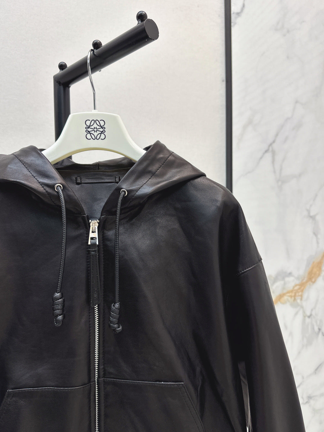 Loe 25fw leather jacket