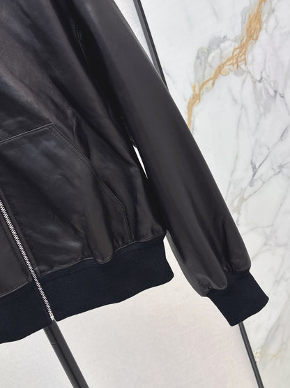 Loe 25fw leather jacket