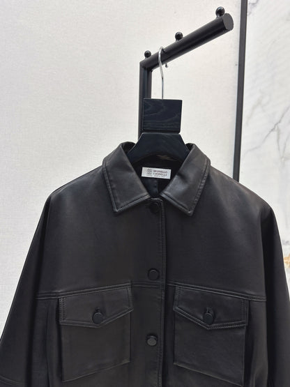 Brune 25fw leather jacket