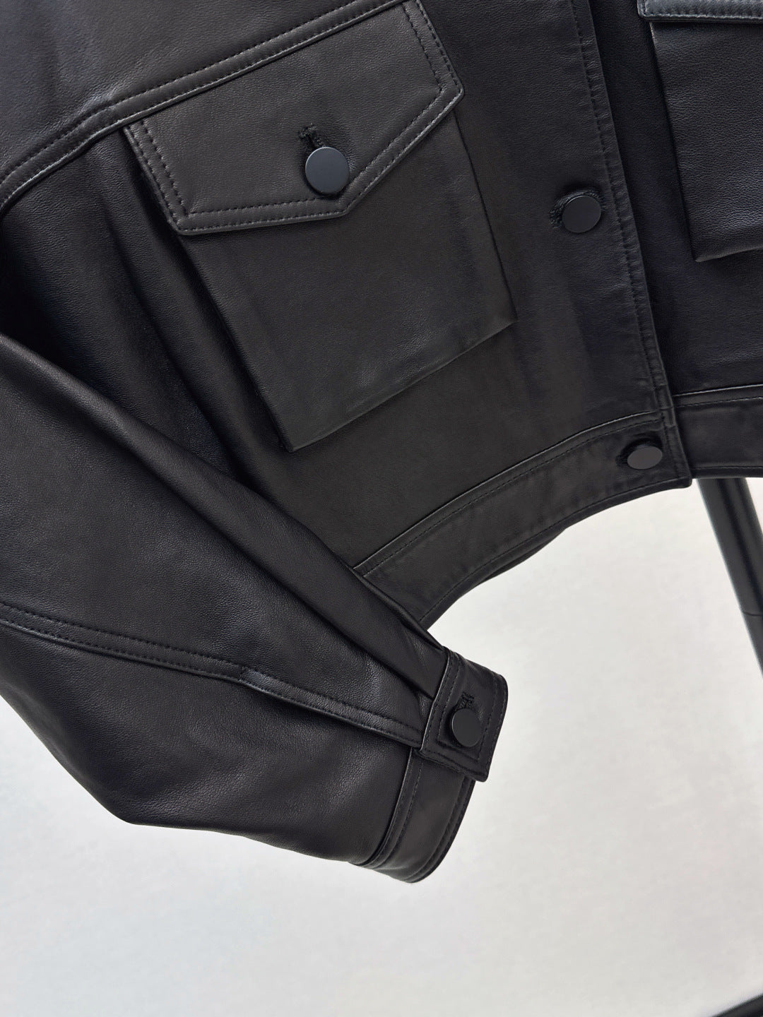 Brune 25fw leather jacket