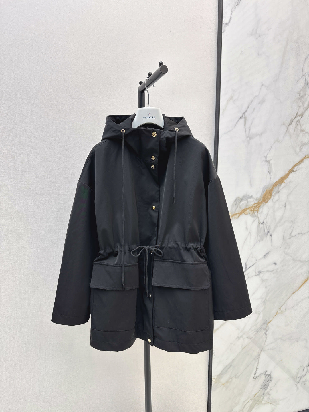 Monc 25fw drawstring jacket