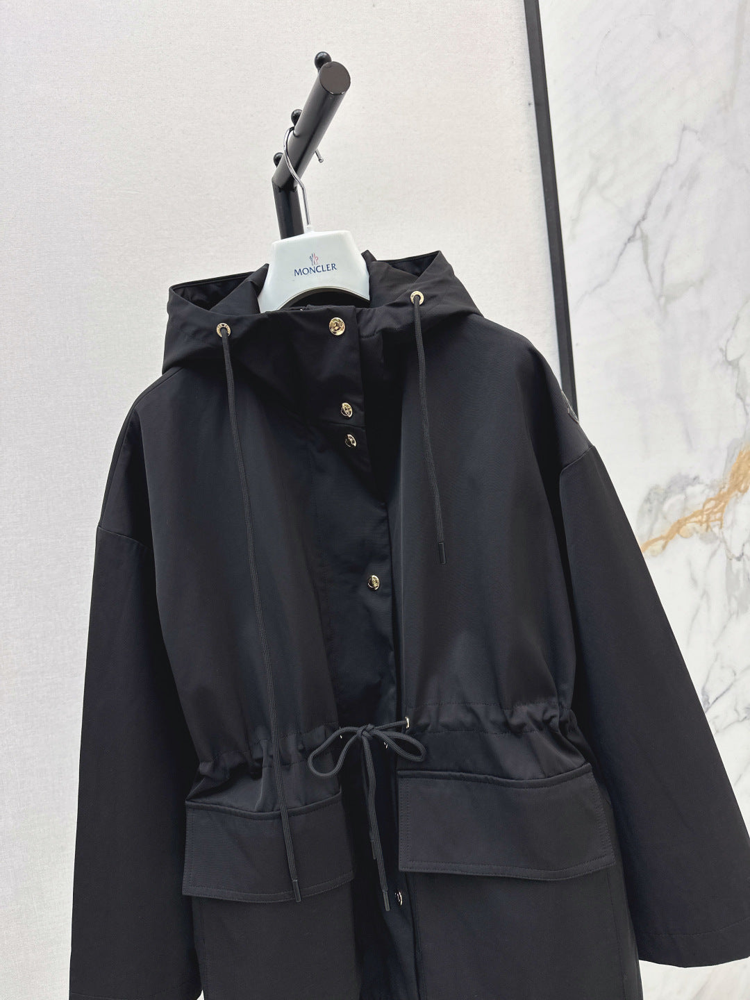Monc 25fw drawstring jacket