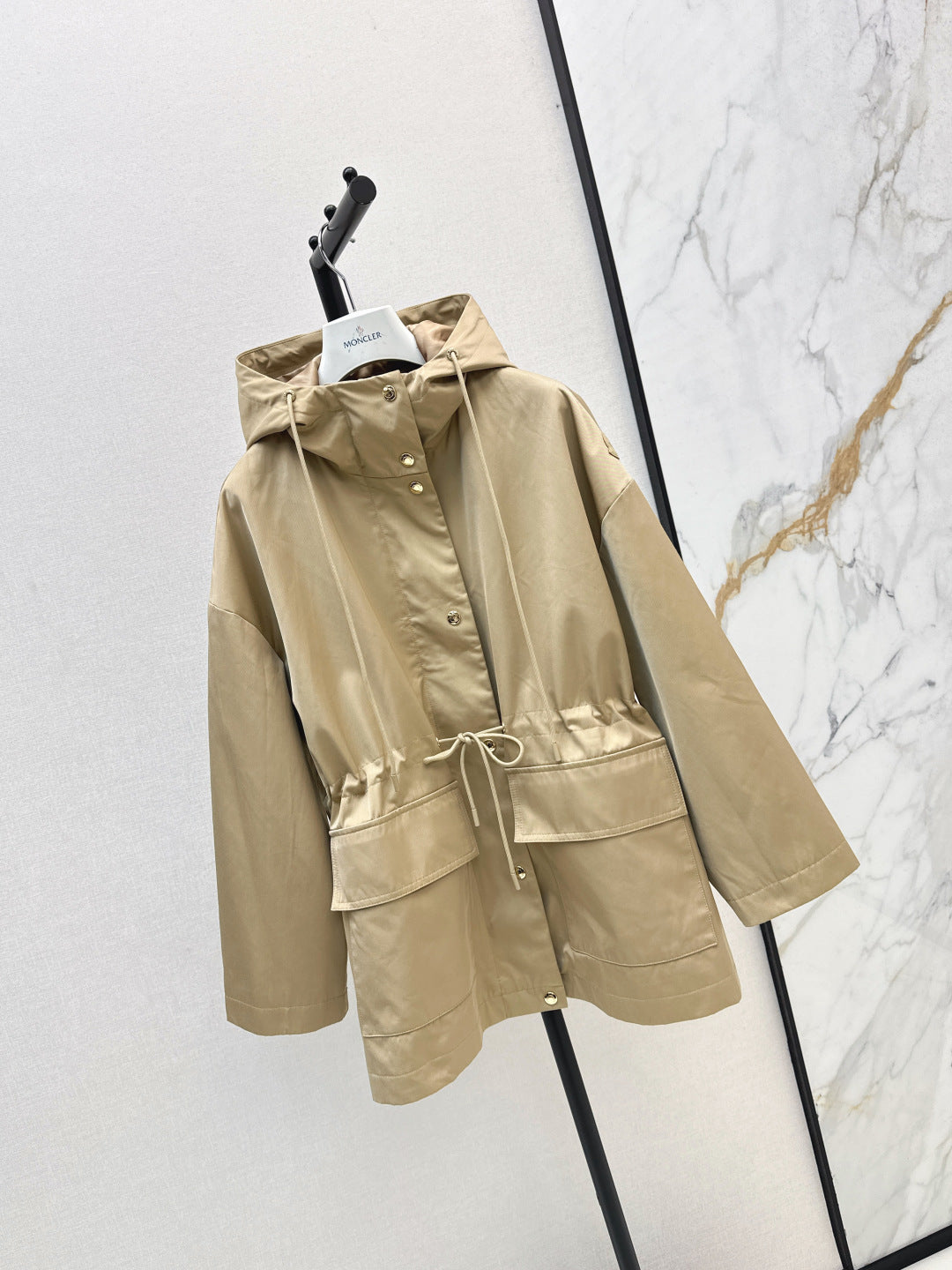 Monc 25fw drawstring jacket