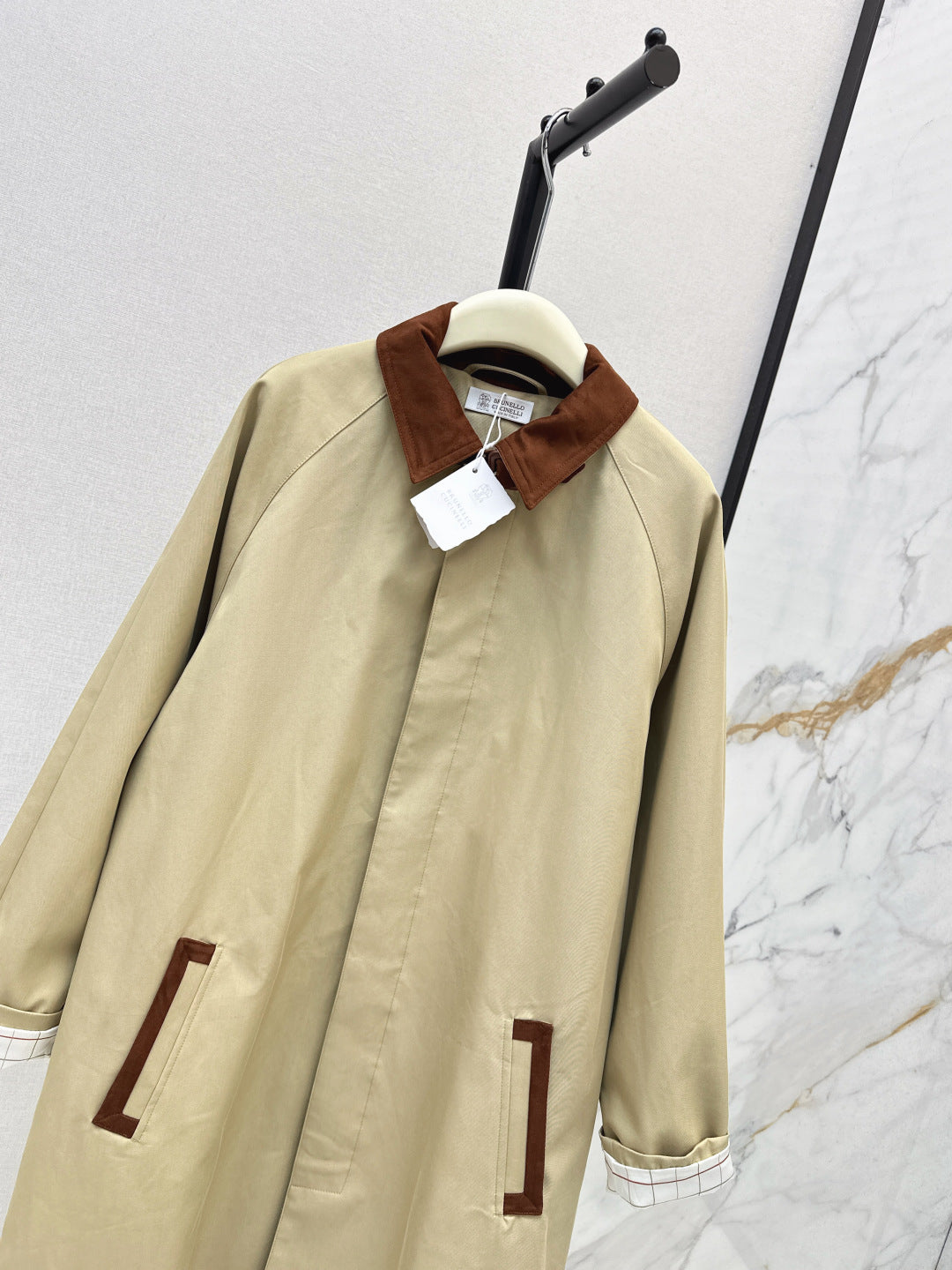 Brune 25fw trench coat