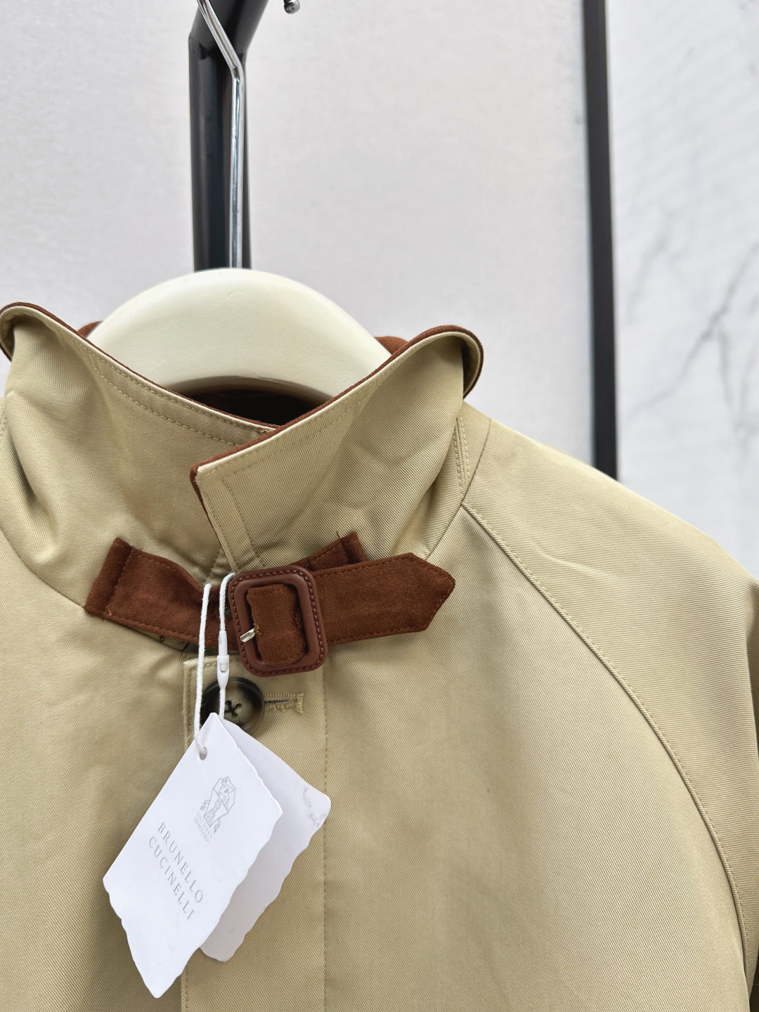 Brune 25fw trench coat