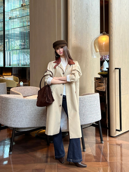 Brune 25fw trench coat