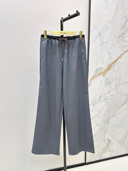 Miu 25fw drawstring pants