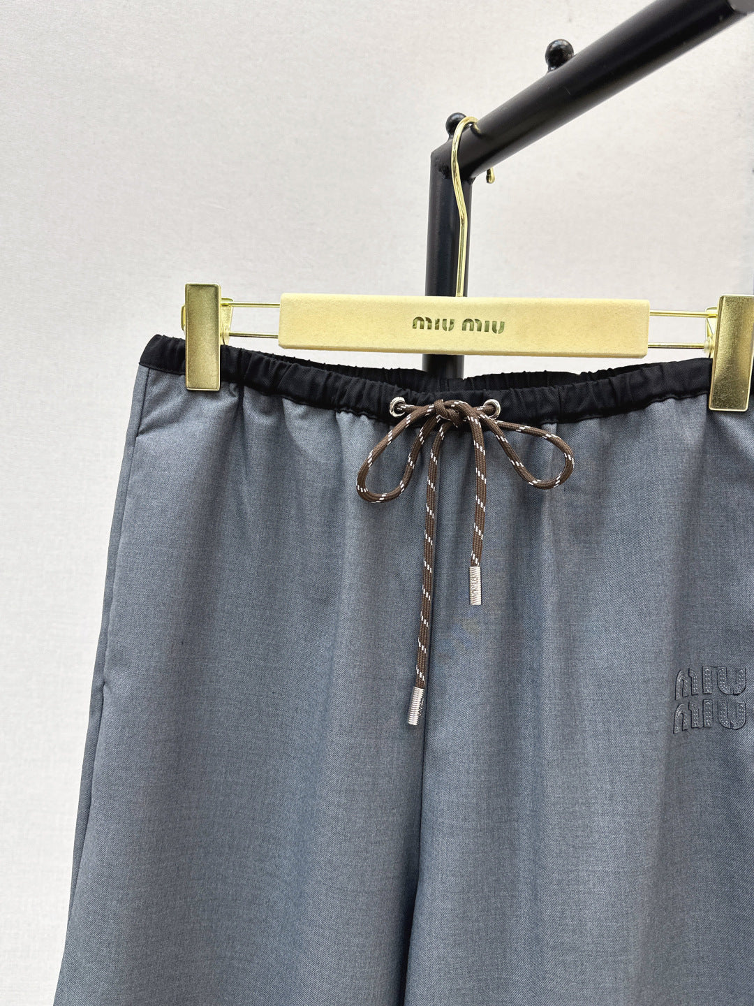Miu 25fw drawstring pants