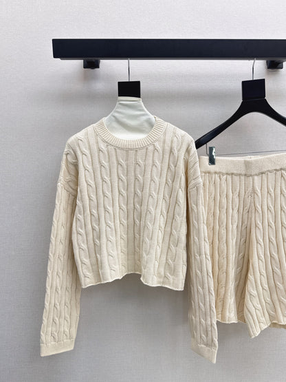 Max 25fw knitted suit
